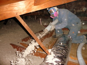 Blown in Cellulose Stabilized Attic Insulation