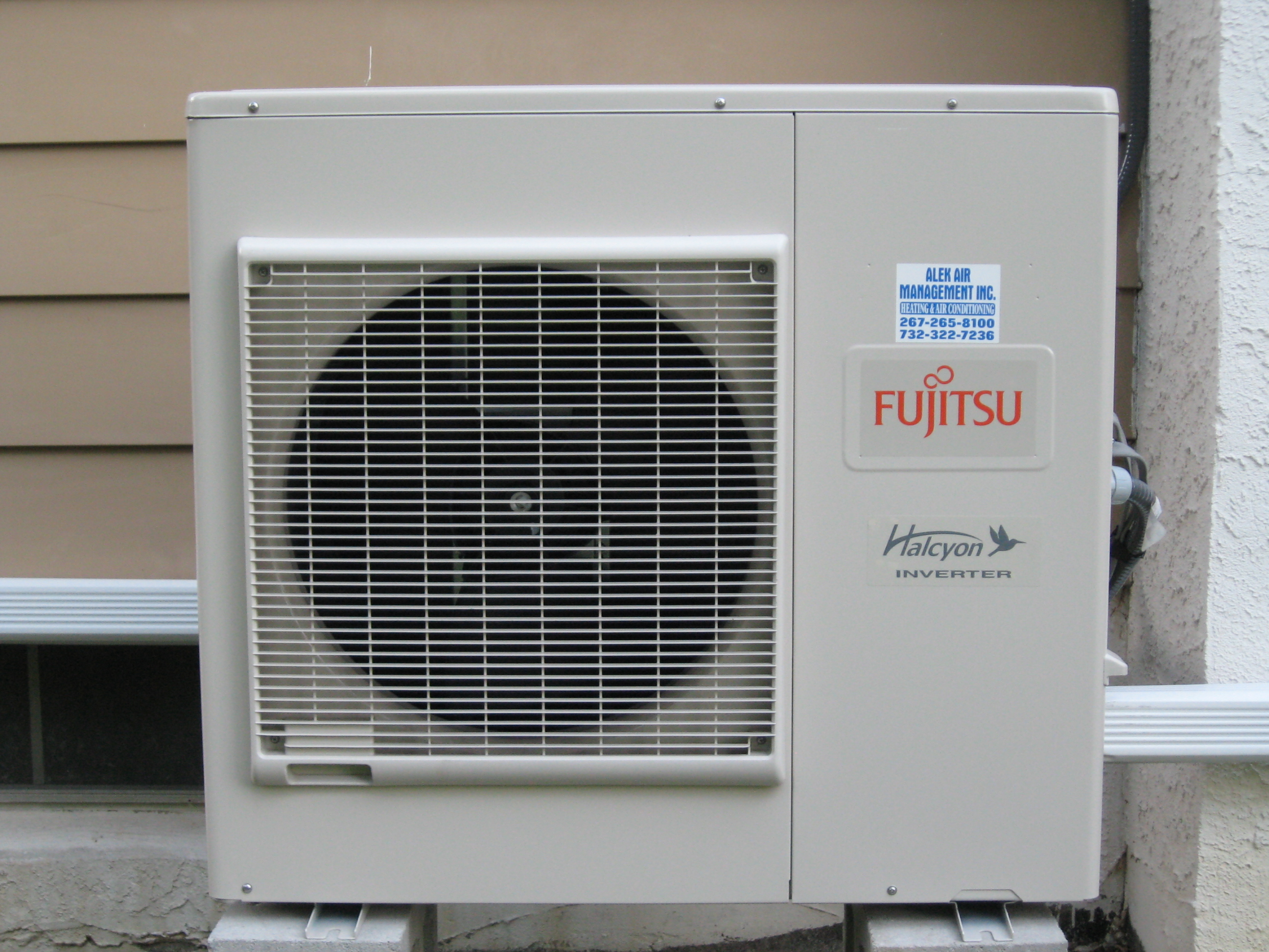 outdoor heating and cooling units